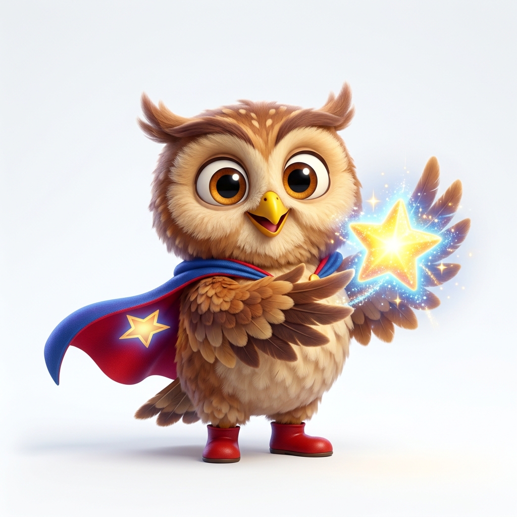 Wise Owl Mascot